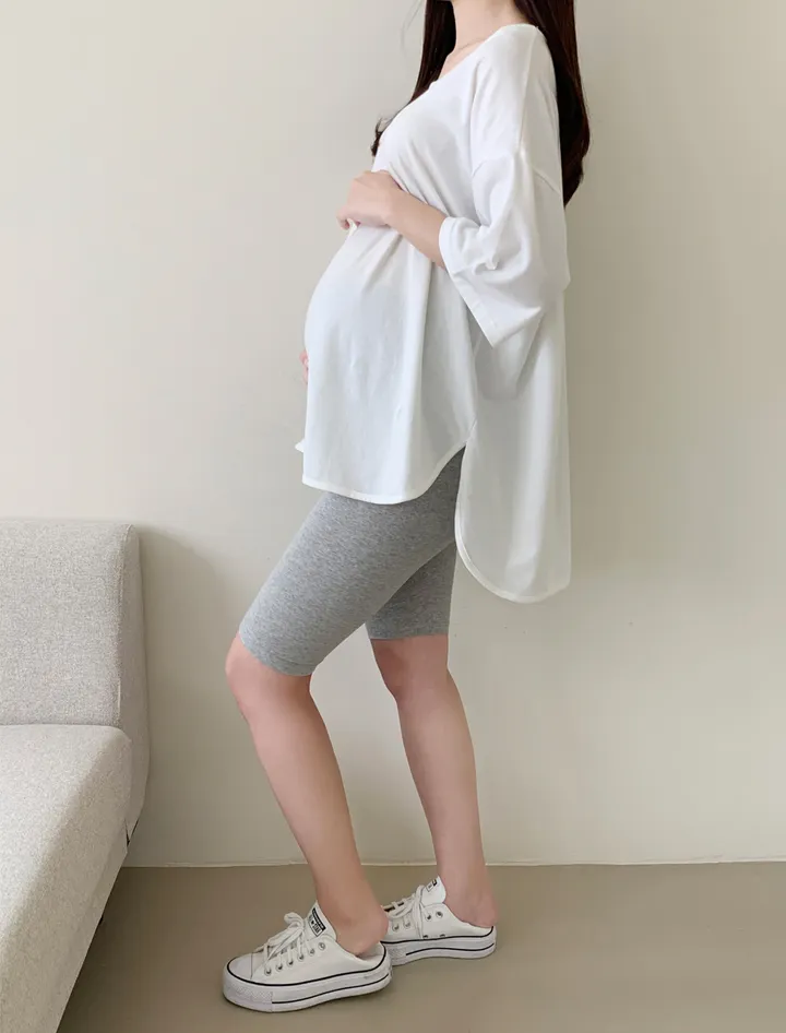 국내제작 5부 임산부레깅스 면 40수 상세 이미지 36
