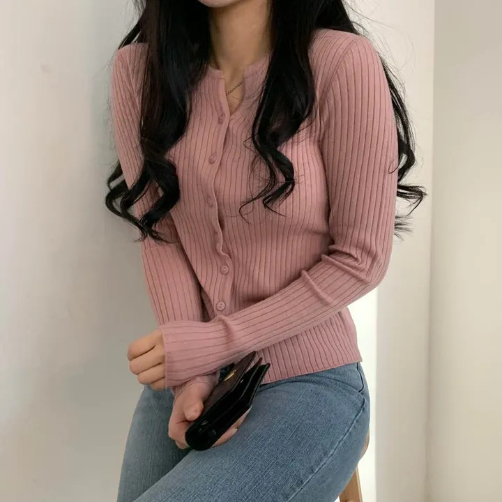 진심 여리핏, 골지 니트 가디건 ;9col 상세 이미지 30