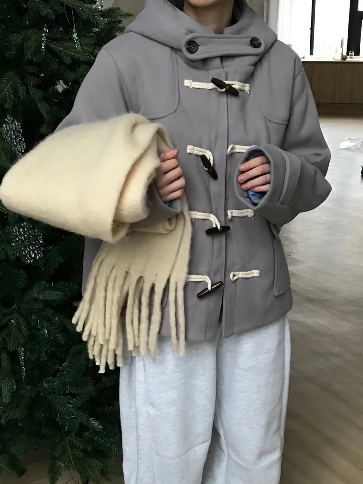 Pleasure duffle short coat 플레저 더플 숏 떡볶이 코트 상세 이미지 21