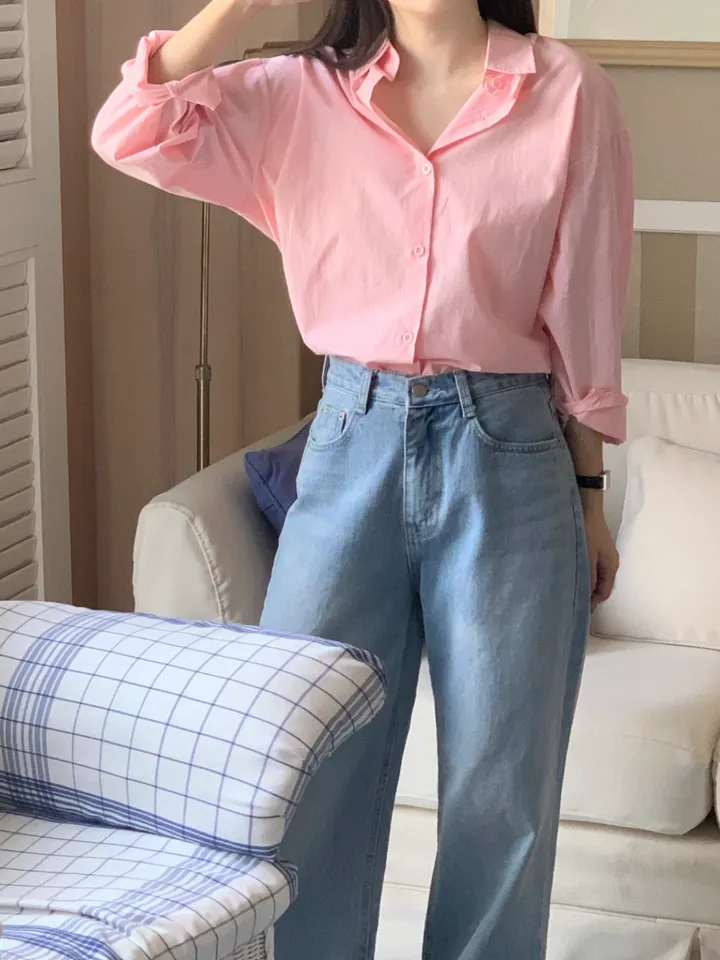 [주문폭주/당일출고] 루즈핏 파스텔 코튼 셔츠 남방 5col 봄셔츠 여름셔츠 가을셔츠 상세 이미지 29