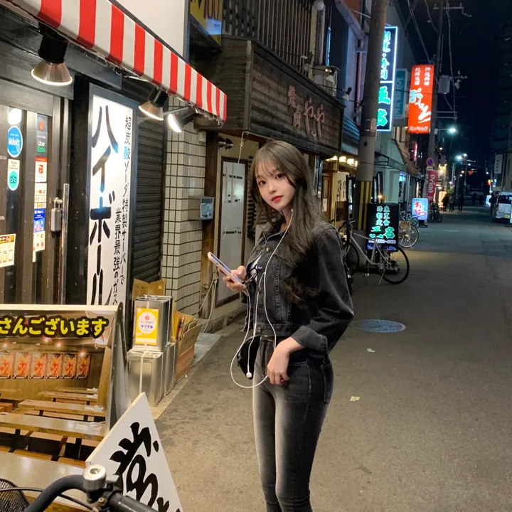 재입고완료 [ 인스타폭주템🐰🖤 ] 포트 흑청 데님 청자켓 크롭 봄 자켓 상세 이미지 19