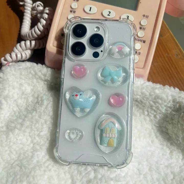 [뉴진스민지 착용]*갤럭시 S 25출시*🎀My sweet home🏠레진 폰케이스 상세 이미지 11