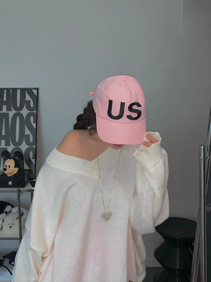 [소두만들어주는핏🩷🩷!/도링룩단독💌] US 레터링 볼캡 캡모자 유니크 힙한 모자 (3color) 상세 이미지 12