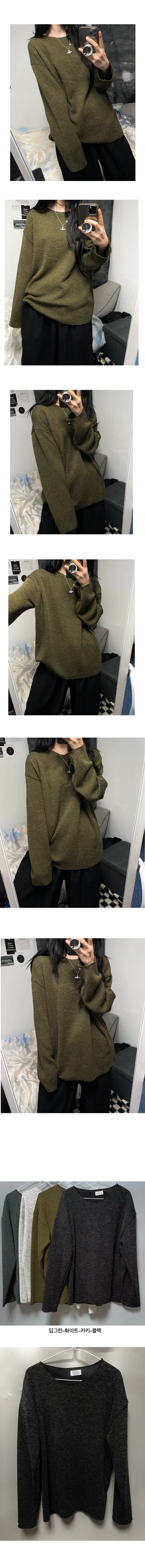 daily round knit T 상세 이미지 8