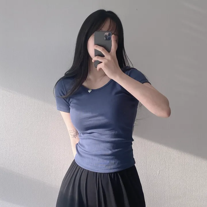 [11color/인생반팔] 코튼 데일리 부드러운 무지 라운드 반팔 기본 티셔츠 - 11color 상세 이미지 47