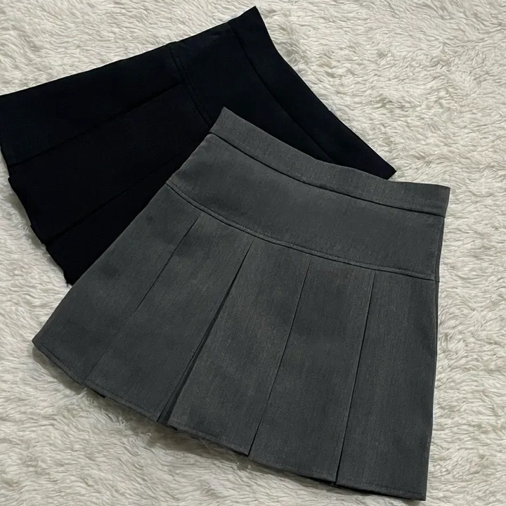 [🚛당일발송/👔스쿨룩] 교복감성강추 하이웨스트 짧치버전 테니스 치마/스커트 (2color) 상세 이미지 5