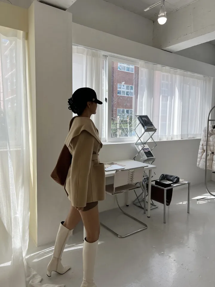[추천/핏보장] 신상 울90 세일러 핸드메이드 숏 코트 (2color) 상세 이미지 7