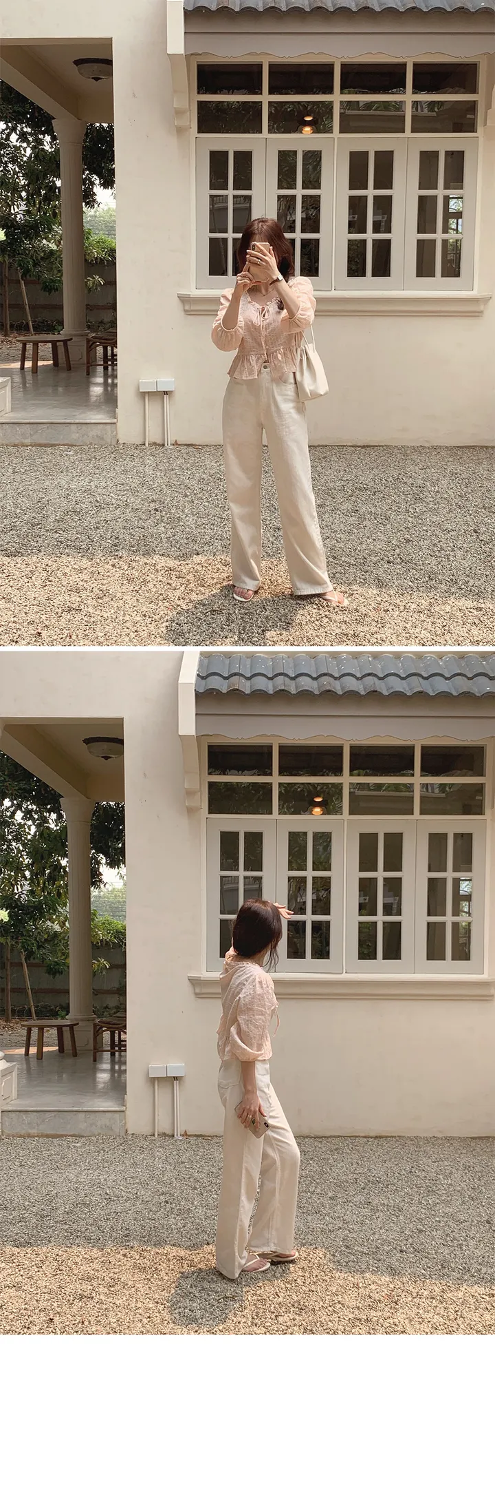 [👀허리밴딩/후들팬츠] 투데이 에어썸머 와이드팬츠 (+기본/롱ver) - 4 size (SLOWMADE/자체제작/봄팬츠/여름팬츠/바지/세미와이드/편안함/데일리) 상세 이미지 28