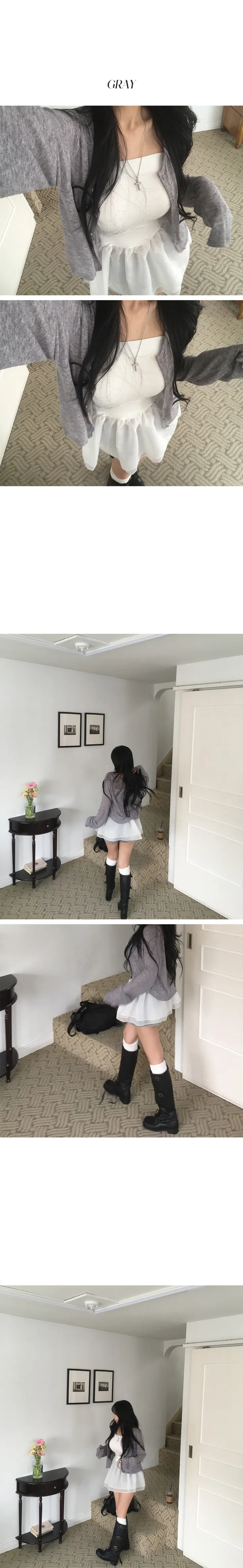 [사계절/핏보장💕] 여리 이너 니트 루즈핏 가디건 상세 이미지 4