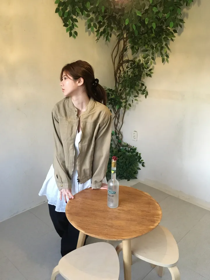[봄신상💐](2colors/주문폭주🎉/투웨이) 빈티지 블루종 코튼 면 라이더 점퍼 자켓 jk 상세 이미지 39