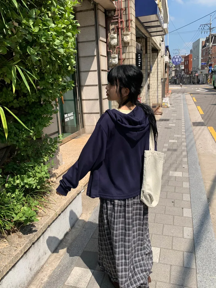 미니 스커트 모델 착용 이미지-S1L19