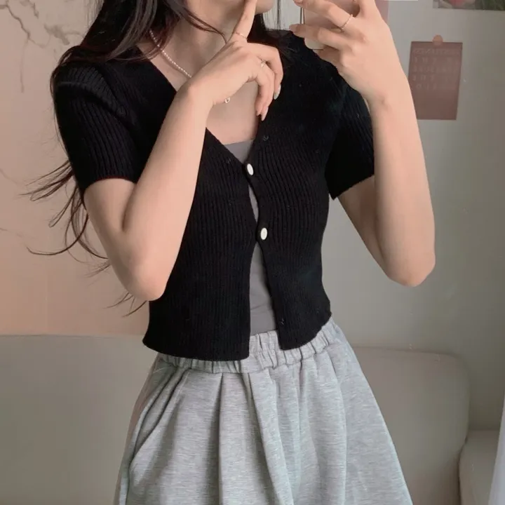 [반팔&긴팔 ver.] 💞꼬옥 소장 - 4계절 내내 활용! 데잇 투버튼 골지 가디건 상세 이미지 39