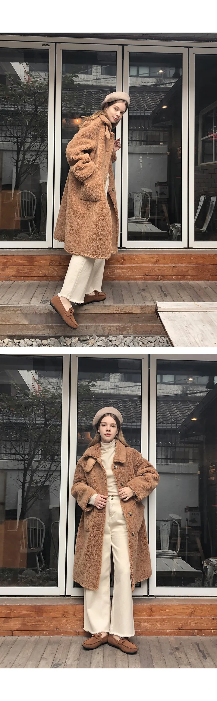 [자체제작/당일발송] 케인즈 모카신 털 로퍼 (1.5cm) 상세 이미지 10