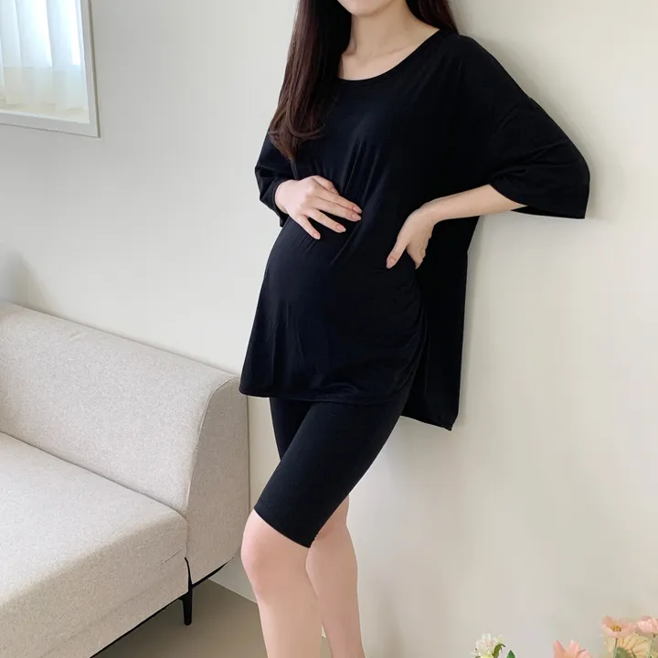 국내제작 5부 임산부레깅스 면 40수 상세 이미지 19
