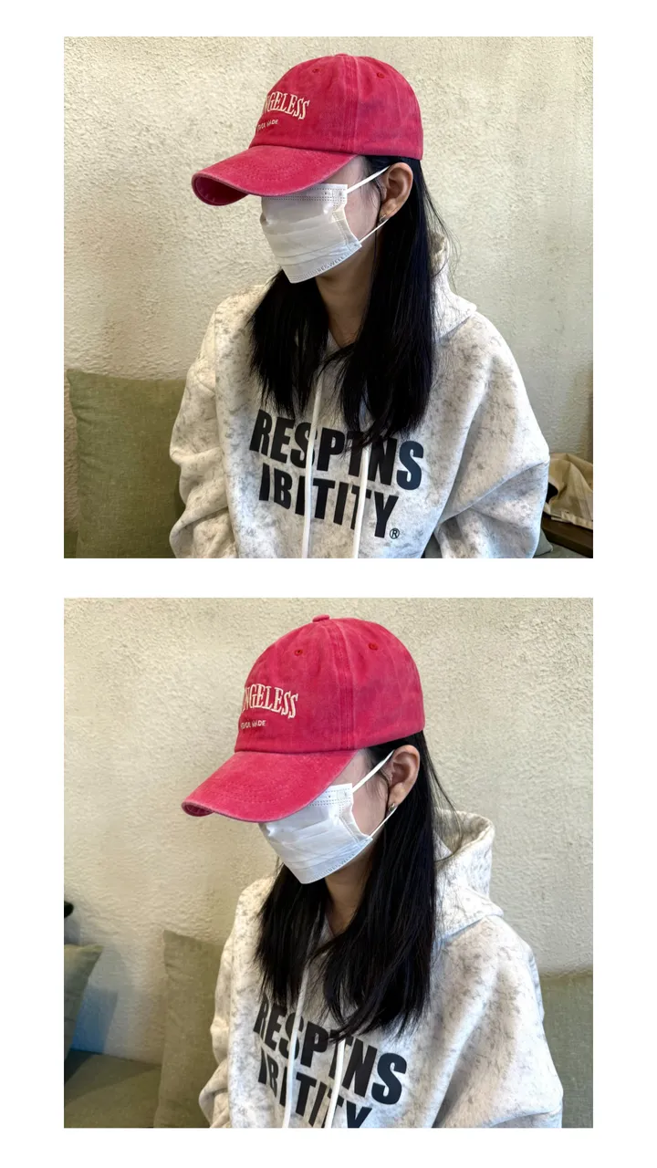 [🧢+팔찌+안경+캡가드증정❤/묶음할인✨] 캐피튜드 빈티지 워싱 로스앤젤레스 볼캡 - 연예인핏 남녀공용 소두핏 대두커버 봄 여름 가을 겨울 사계절 데일리 연예인 얼굴소멸 모자 상세 이미지 42