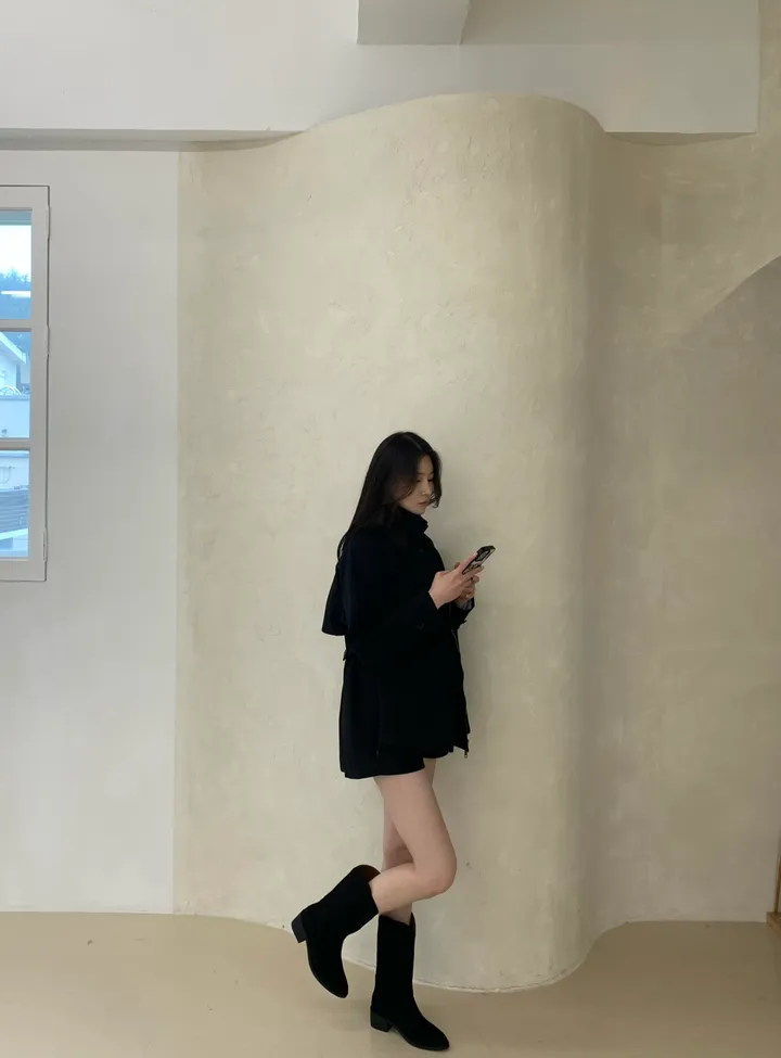 케이프 하프 트렌치코트 야상 자켓 상세 이미지 10