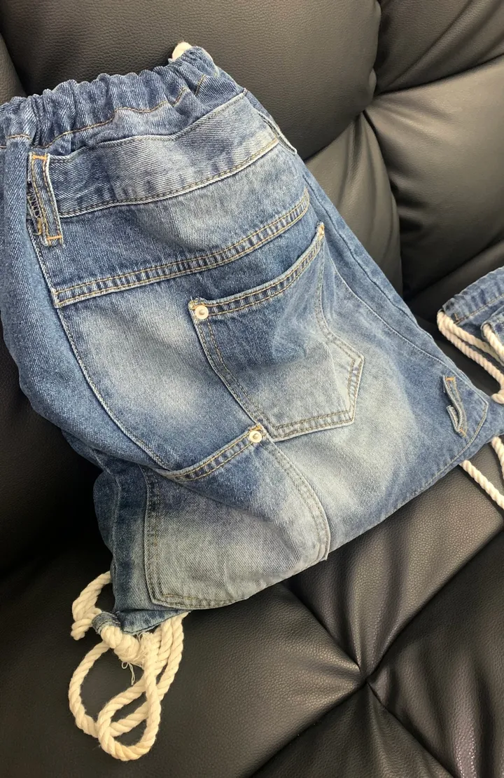 (주문폭주/당일출고) 데님 짐색 / COTI DENIM GYM SACK 상세 이미지 7