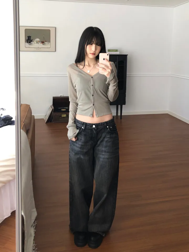 텐셀 브이넥 가디건 (3color) 상세 이미지 13