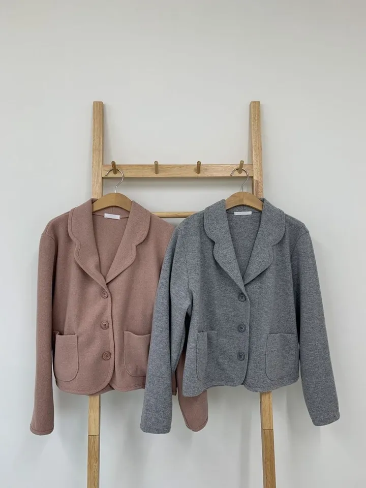 카라 니트 가디건자켓 (5color) 상세 이미지 24