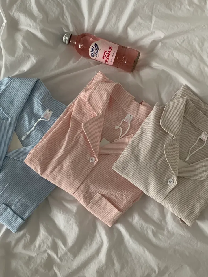 [자체제작][2size/4color] shirt pajamas set 커플잠옷 상세 이미지 37