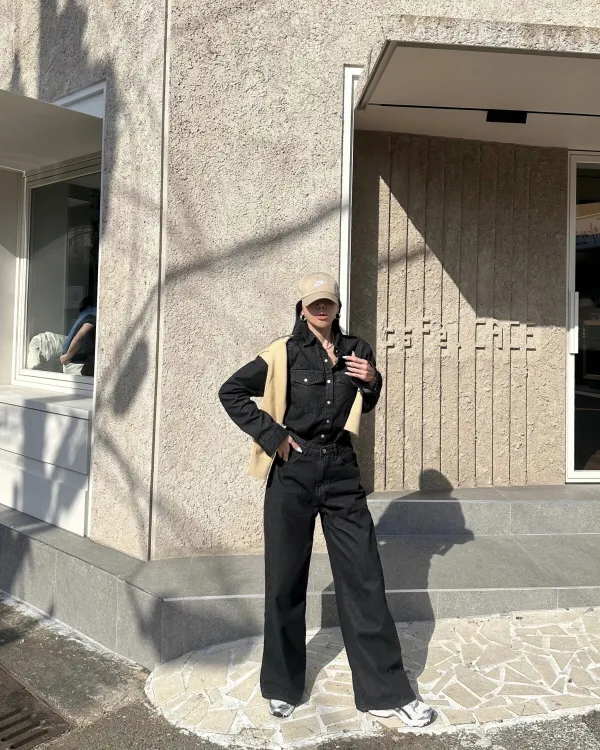 데님 남방 팬츠 세트 BLACK BULE COLOR 상세 이미지 9
