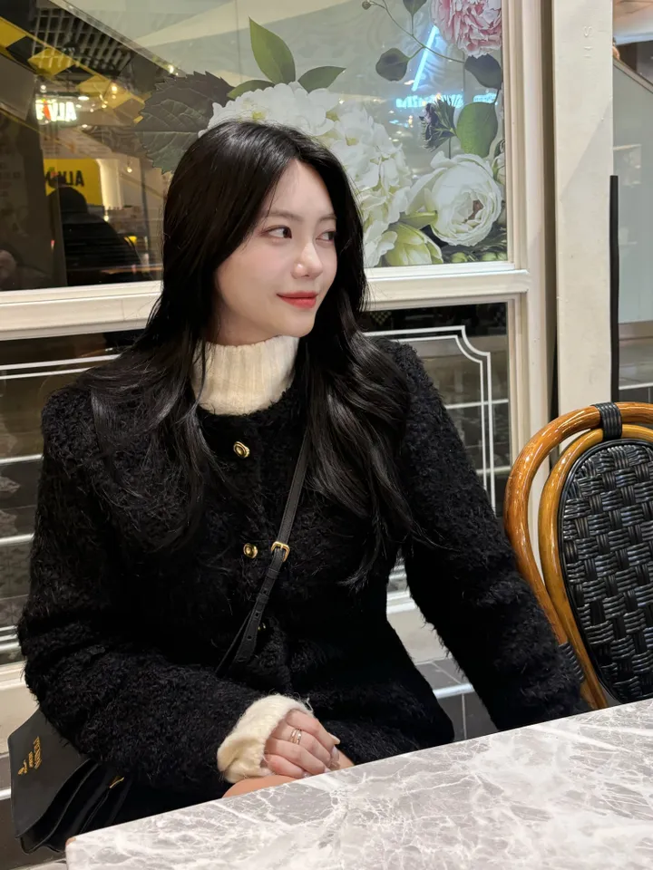 [🚀당일출고🚀]  챠밍룸 울 부클 라인자켓 상세 이미지 10