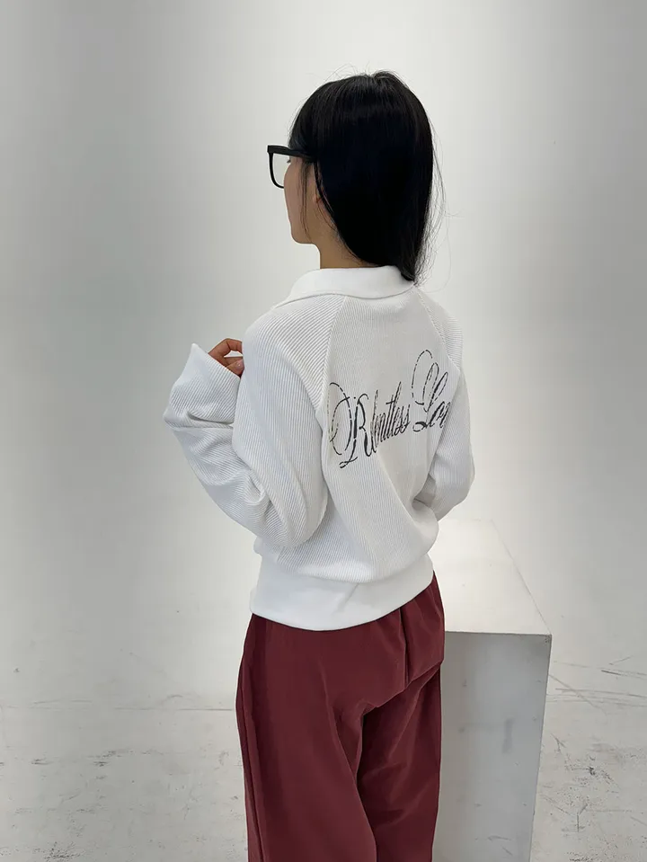[말라핏/허리잘록] 세인트 골지 투웨이 집업 - 3color 상세 이미지 10