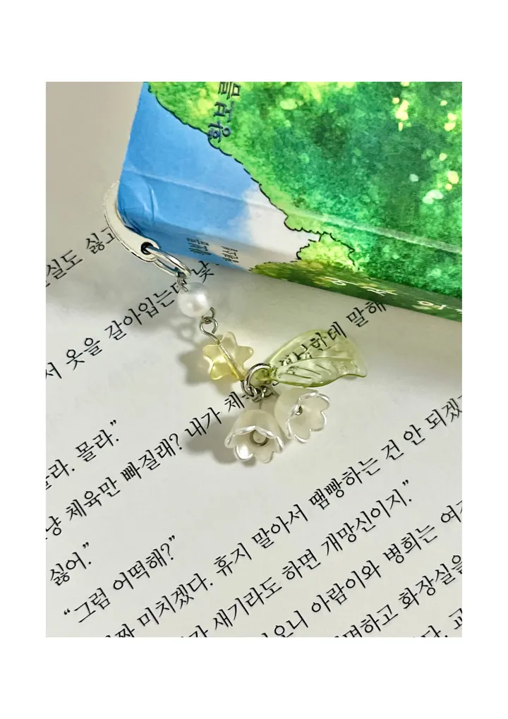(자체제작) 방울꽃 책갈피 상세 이미지 4