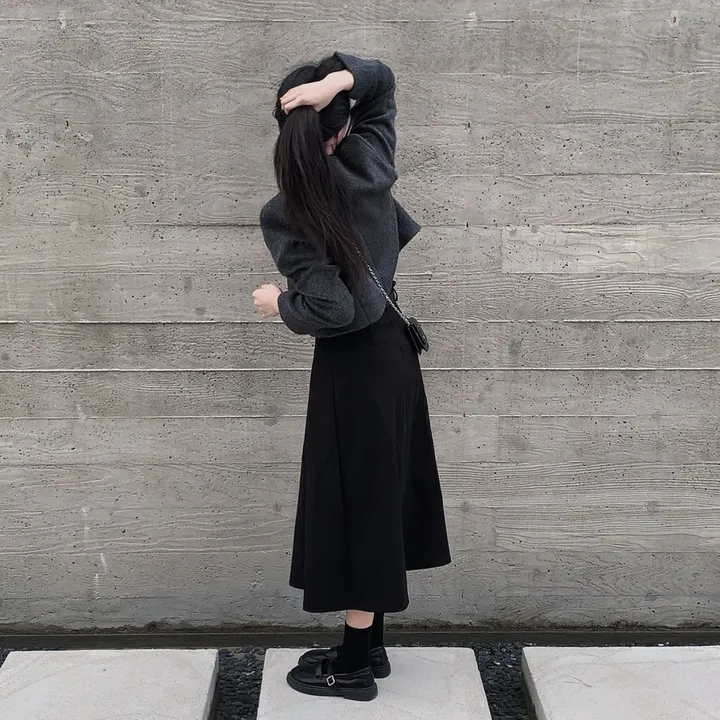 [누빔ver오픈!/MADE🩶]겨울하객룩 완성, 모헤어 라운드 스탠다드 크롭 자켓 상세 이미지 29
