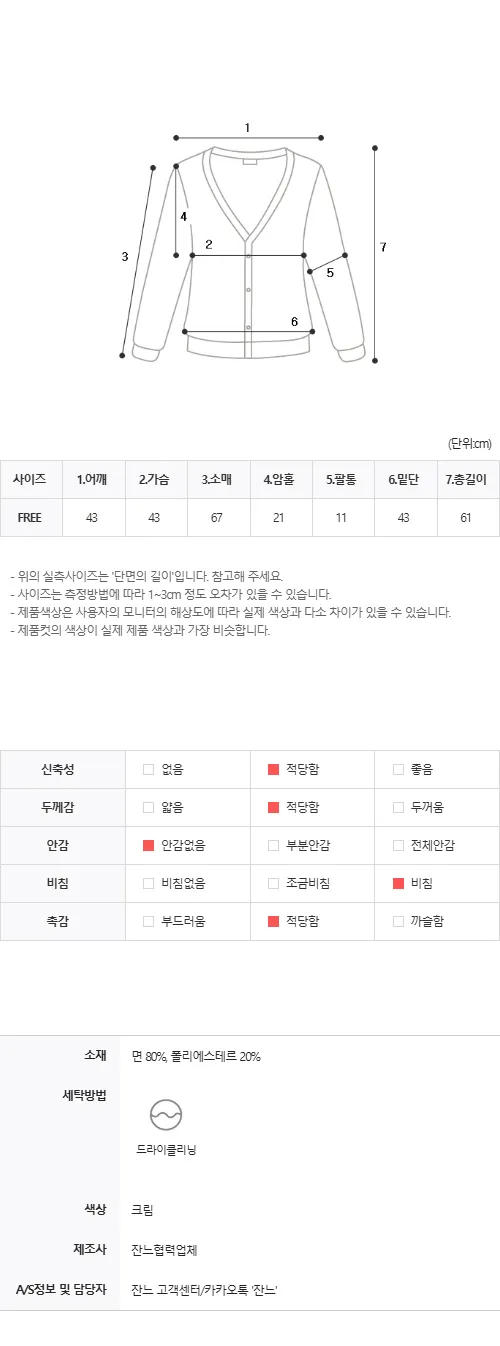 멜란 프릴 레이스 가디건 상세 이미지 24