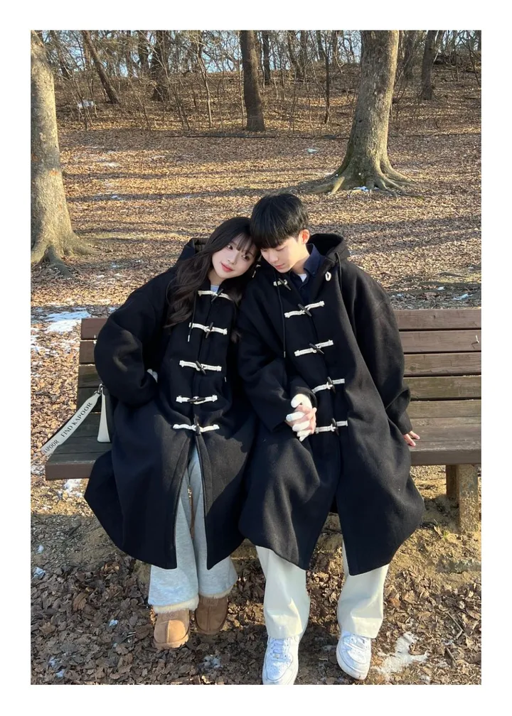 [최저가/숏&롱] 떡볶이 후드 겨울 가을 코트 고퀄리티 남녀공용 아우터 자켓 오버핏 빅사이즈 커플룩 시밀러룩 상세 이미지 11