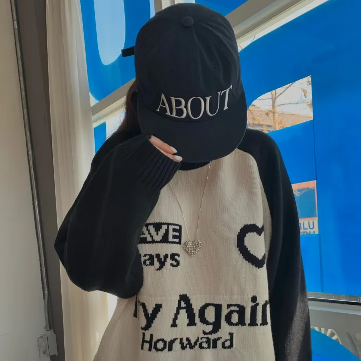 [대두도소두만들어주는핏🧢❤️/최저가💌] 어바웃 레터링 캠프 캡 모자 볼캡 (3color) 상세 이미지 20
