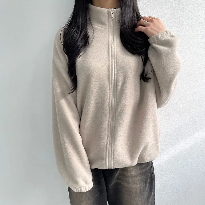 [교복템/루즈핏] 윈터 보송 플리스 집업 - 4color 상세 이미지 7
