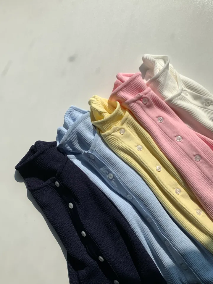 [쿨🧊썸머]라잉 골지 라운드 니트 가디건 - 5color 상세 이미지 1