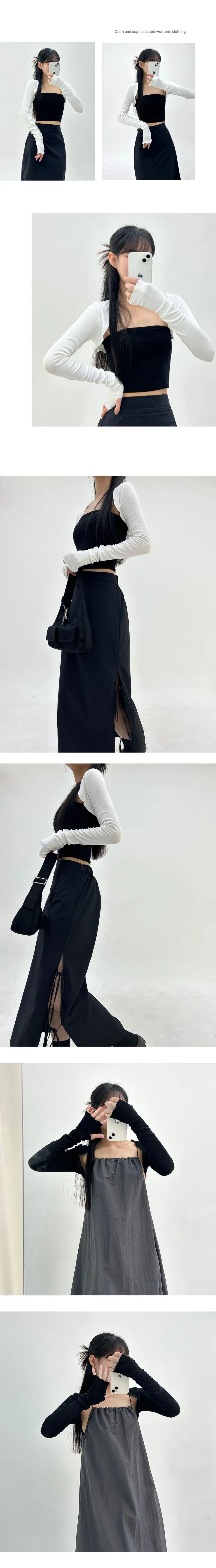 !주문폭쭈! 핸드워머 크롭 볼레로 크롭 가디건 상세 이미지 3