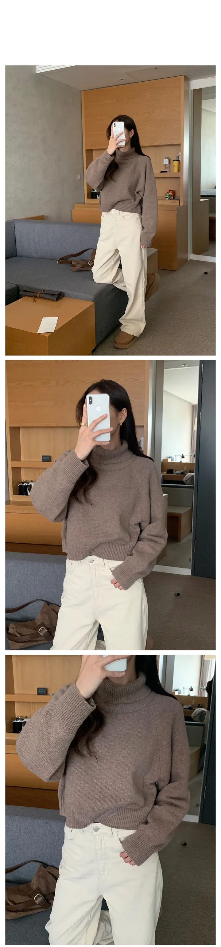 [RE:MOMENT/아이보리 당일발송] made. 포그 후리스 베스트 상세 이미지 30