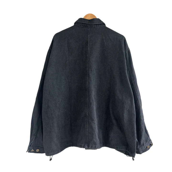 [3XL/300만뷰영상있음!]투포켓 오버핏 데님 자켓 상세 이미지 4