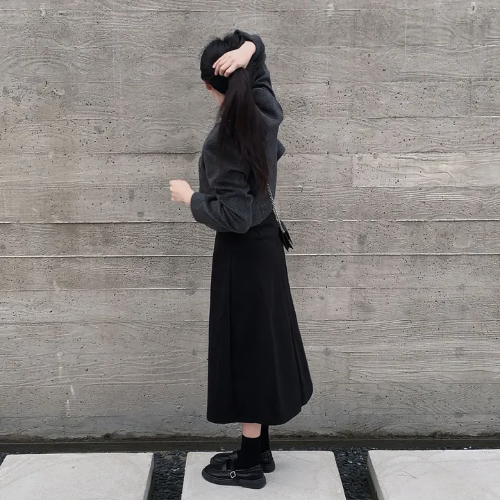 [누빔ver오픈!/MADE🩶]겨울하객룩 완성, 모헤어 라운드 스탠다드 크롭 자켓 상세 이미지 28