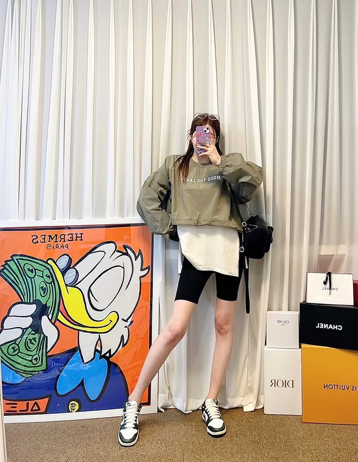 [최저가/당일발송/44-77/요가복/트레이닝/군살커버/힙업/뺴뺴로핏/짱짱/쫀쫀/임산부복/편안함/숏/쫀득/노라인/데일리/스판/쫄바지/속바지] 바이커쇼츠 하이웨스트 타이즈 3부 레깅스 상세 이미지 5