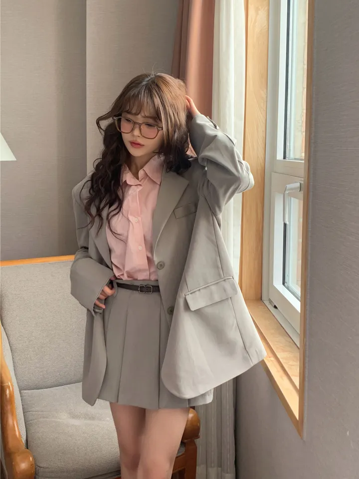 [4천장판매][MADE/핏보장인생셔츠] 에디 프렌치 코튼 오버핏 셔츠 남방 남녀공용 보이핏 레이어드 봄옷 봄신상 봄코디 봄상의 봄셔츠- 7color (KD1457,KD1910) 상세 이미지 48