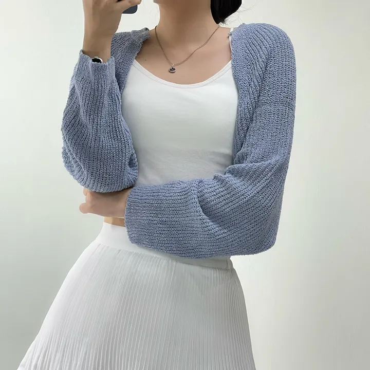 [여리핏/지금부터 쭉~] 엘르 볼레로 가디건 크롭가디건 여름가디건 상세 이미지 7