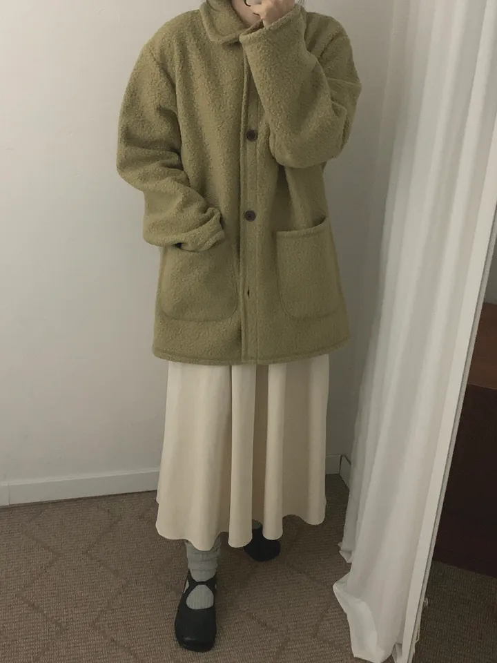 부클하프코트 (3color) 상세 이미지 32
