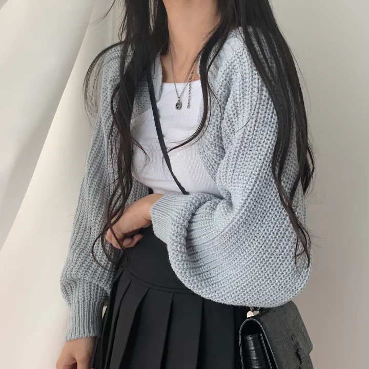 가을 두께감! 하찌 볼레로 크롭 니트가디건;5col 상세 이미지 27