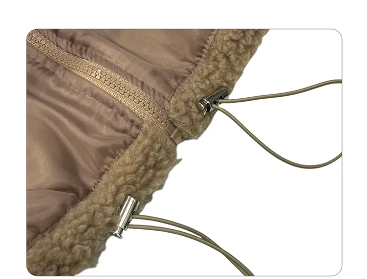 쿠크 하이넥 크롭 양털 점퍼 (4c) 상세 이미지 85