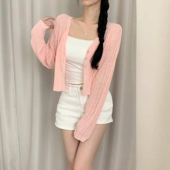 [청순여리핏🌸/살탐방지] 부클 골지 크롭 가디건 상세 이미지 21