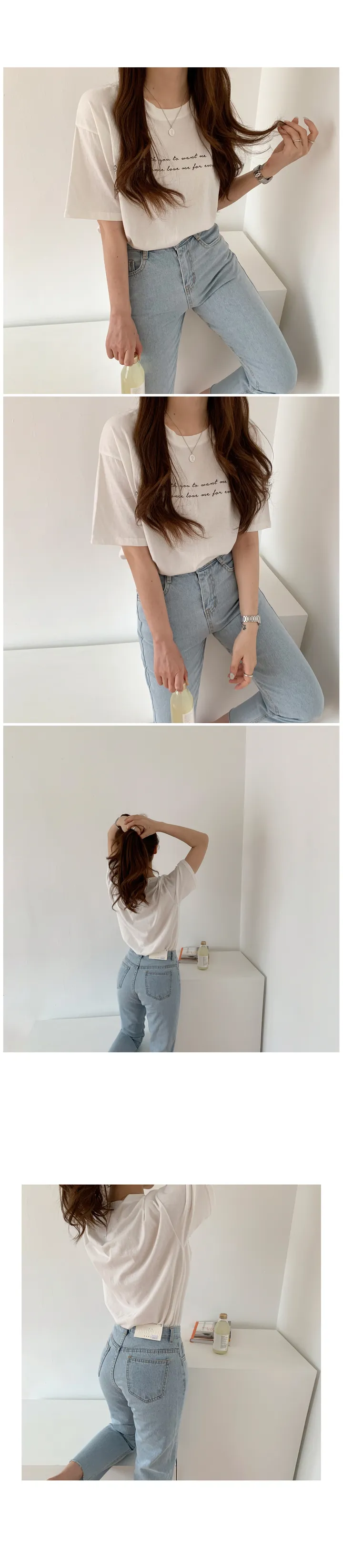 '당일발송'[landmade]인생핏키작녀썸머데님일자팬츠 (2color)'S-XL사이즈' 상세 이미지 19