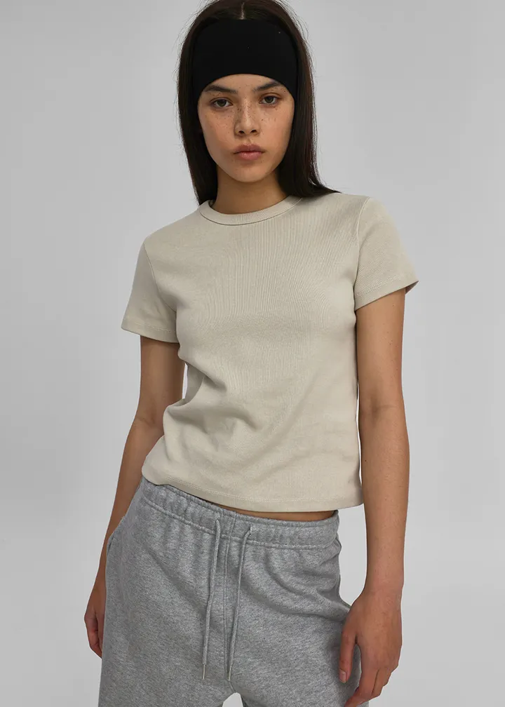 [1만장판매] [B-BASIC] 스탠다드 라운드 반팔티 (2SIZE) [데일리 기본티 무지 기본 상의 반소매 자체제작] 상세 이미지 22