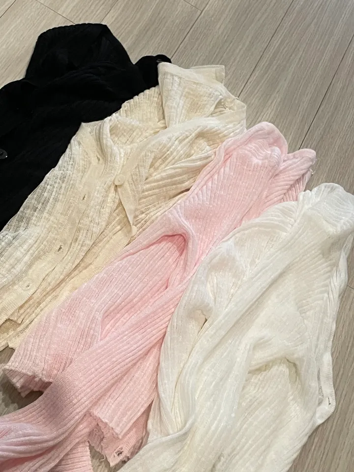 4color 여름 기본 골지 가디건 상세 이미지 6