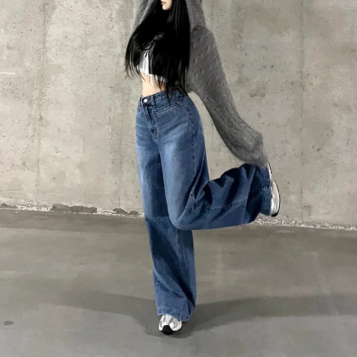 [3color/주인장인생템] 모디 립포켓 탄탄 롱 와이드데님 롱팬츠 키큰녀청바지 인생청바지 상세 이미지 24