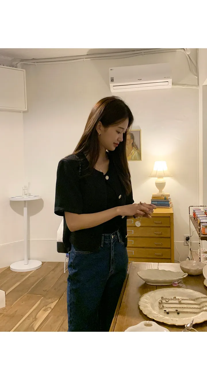 [6천장돌파][MADE] 어나더 반팔 트위드 자켓 (+사이즈, 컬러 추가) 상세 이미지 78